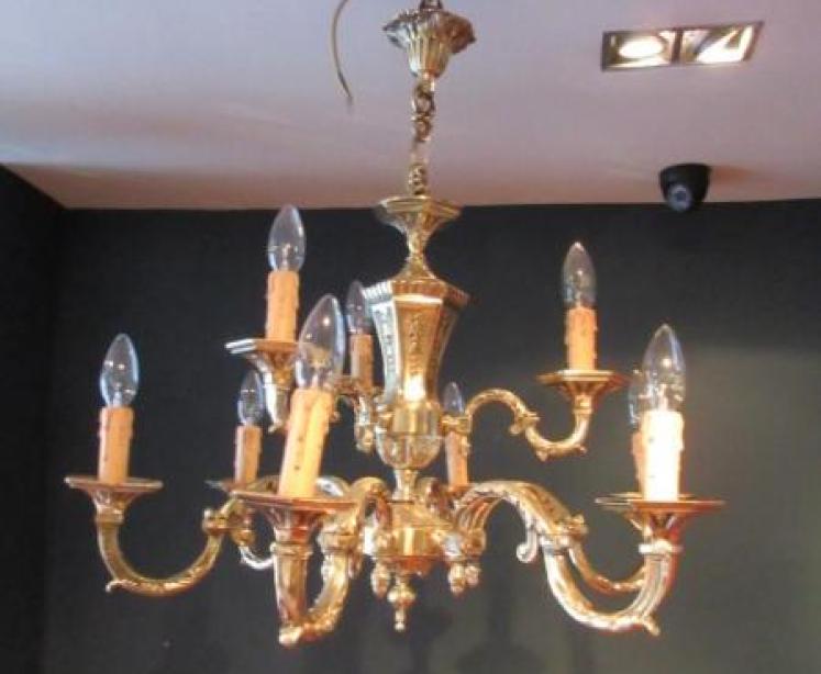 Edwardian Classical Style Two Tier Chandelier - Image 1