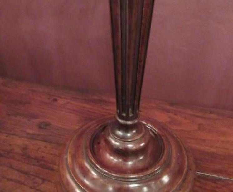 Fine Pair of George III Antique Mahogany Candlesticks - Image 4