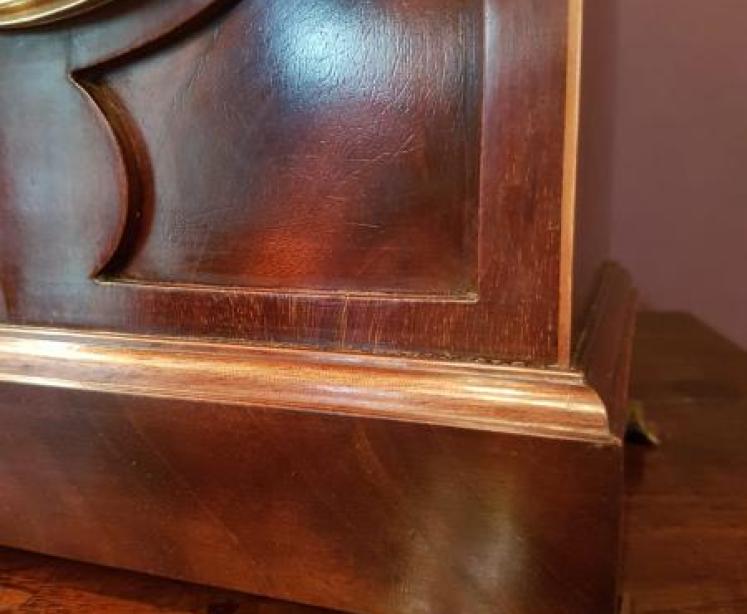 Quality Edwardian Mahogany Chiming Mantel Clock - Image 3