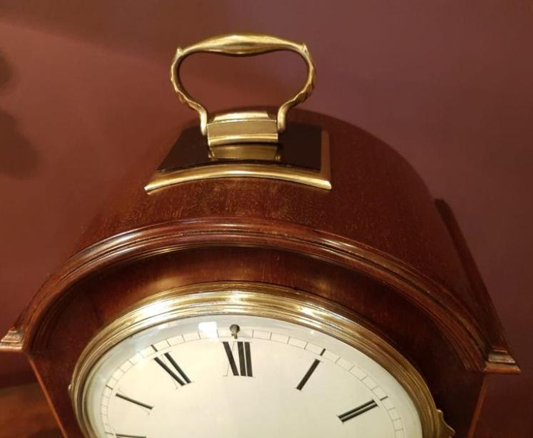 Quality Edwardian Mahogany Chiming Mantel Clock - Image 4