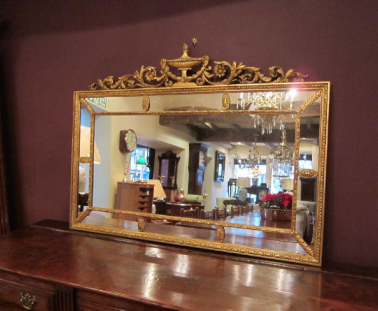Fine 19th Century Adams Style Gilt Wall Mirror - Image 1