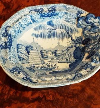 Early 19th Century Davenport Pickle Dish