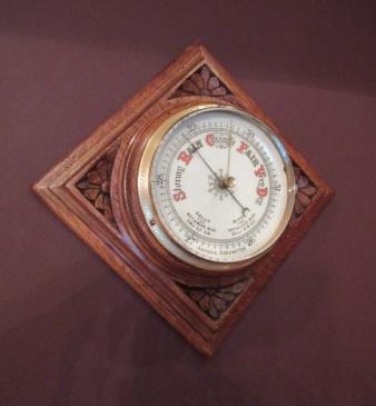 Mid Victorian Antique Diamond Shaped Barometer