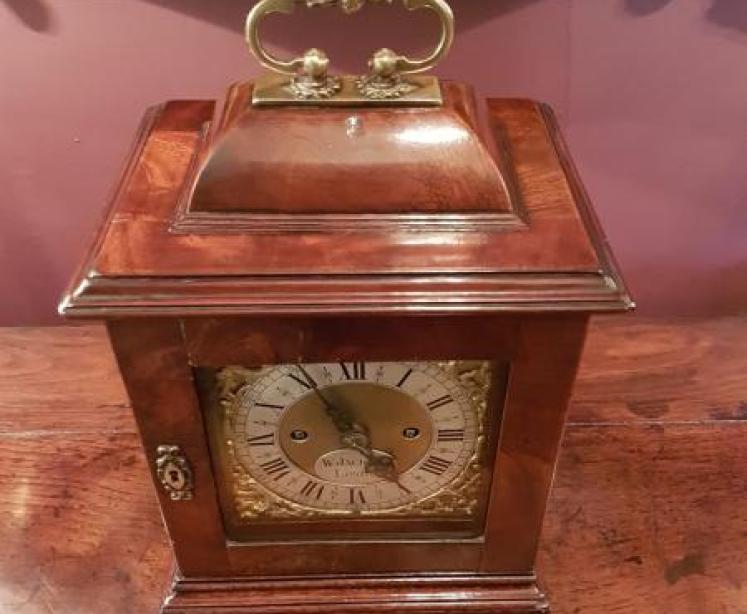 Fine George II Antique Double Fusee London Bracket Clock  - Image 2