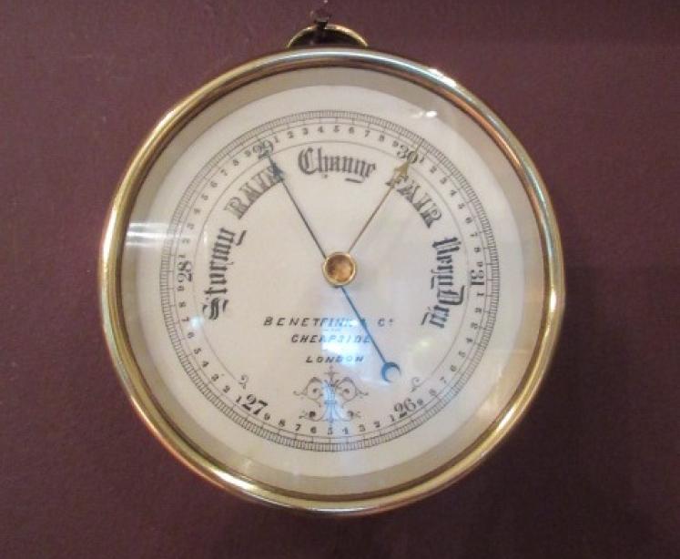 Top Quality Antique London Marine Barometer - Image 4