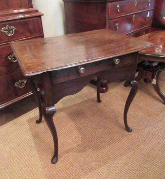 Mid Georgian Antique Oak Lowboy