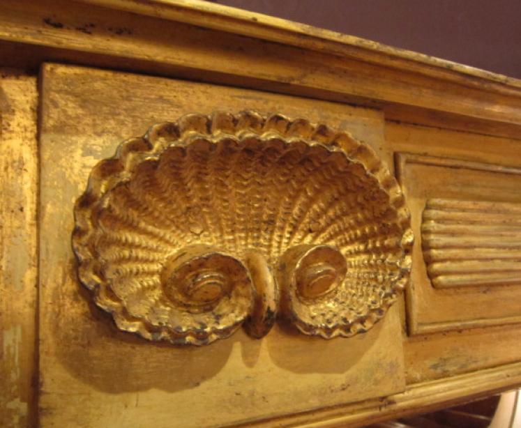 Impressive Regency Gilt Overmantle Wall Mirror - Image 5