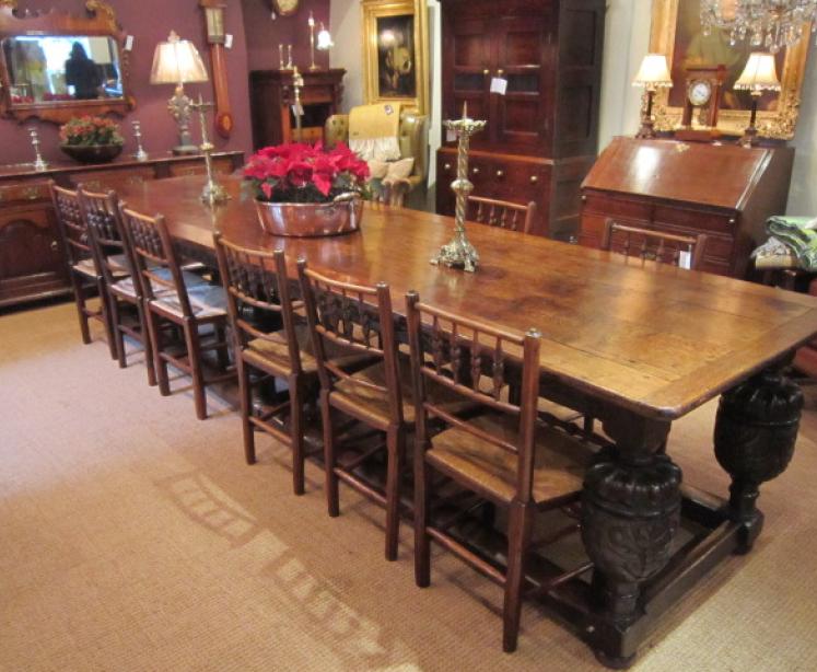 Fabulous George I Large Oak Refectory Table - Image 5