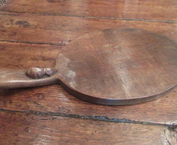 Mouseman Adzed Oak Cheeseboard - Image 1