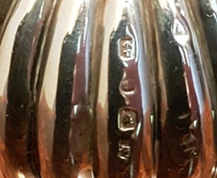 Victorian Antique Novelty Silver Grenade Table Lighter - Image 3