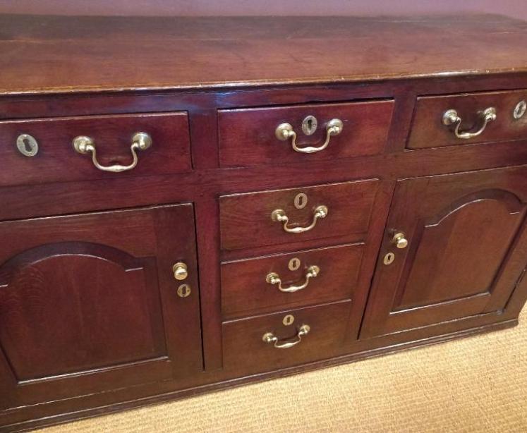 Superb Mid Georgian Period Oak Yorkshire Dales Dresser - Image 2