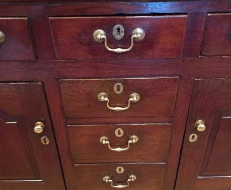 Superb Mid Georgian Period Oak Yorkshire Dales Dresser - Image 3