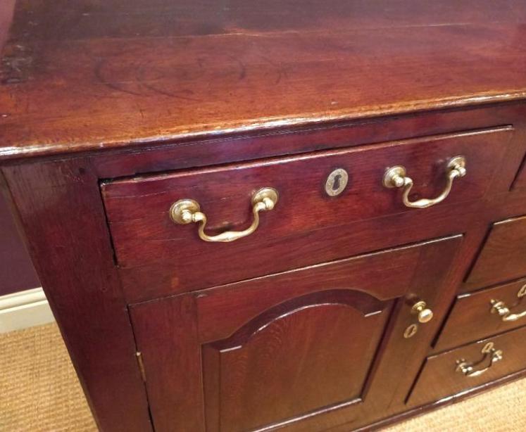Superb Mid Georgian Period Oak Yorkshire Dales Dresser - Image 4