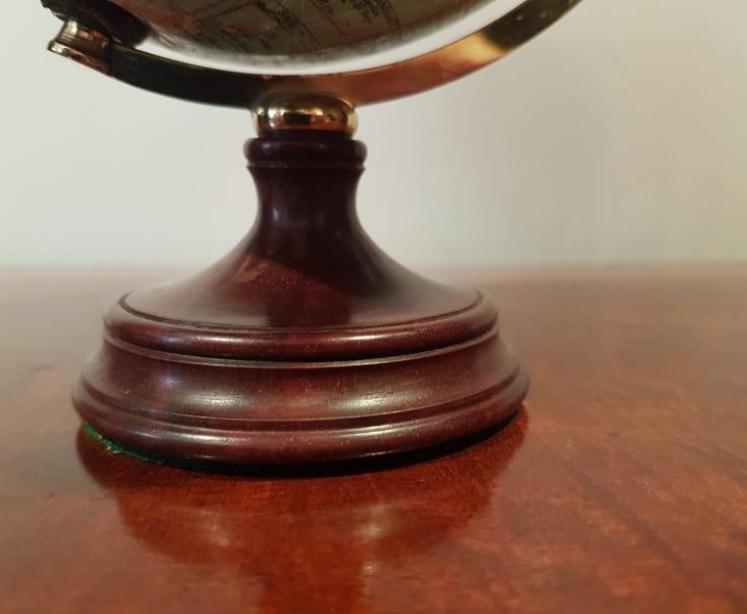 Antique 6" 1930's Phillips paper mache Globe - Image 3