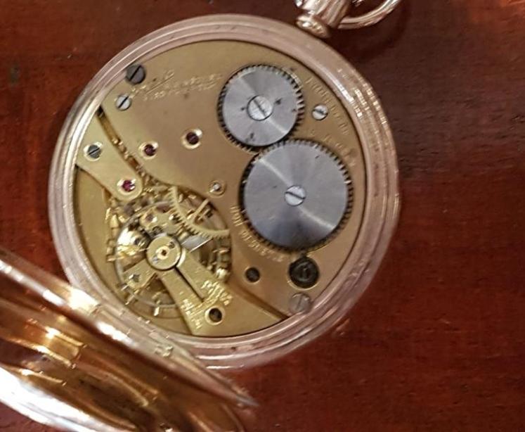 Immaculate Antique 9ct Gold Half Hunter Pocket Watch - Image 3