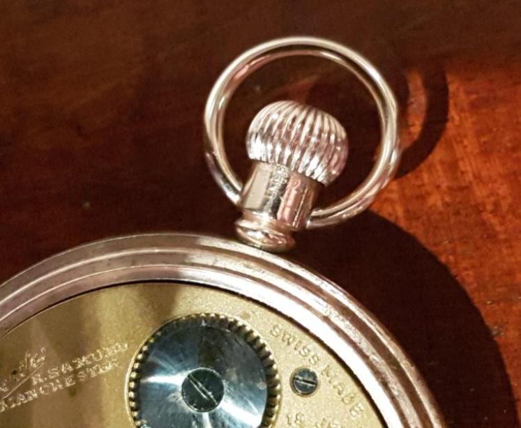 Immaculate Antique 9ct Gold Half Hunter Pocket Watch - Image 4