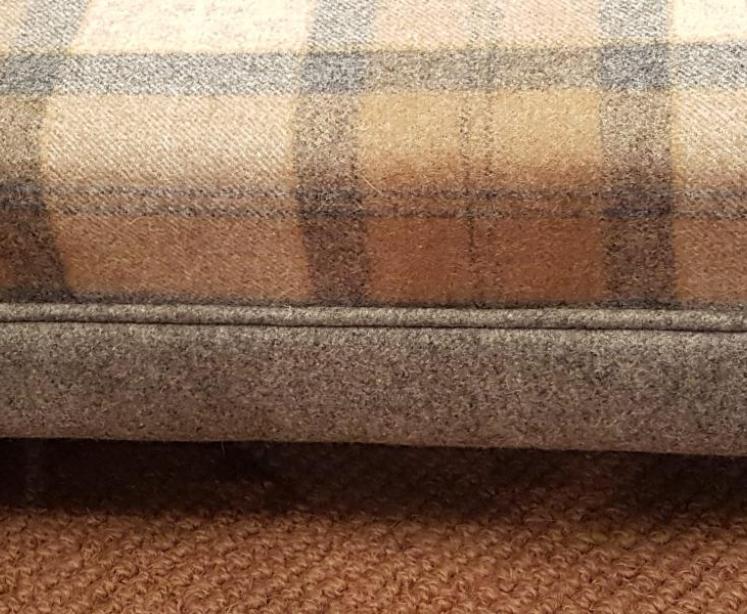 Victorian upholstered Low Foot Stool - Image 5