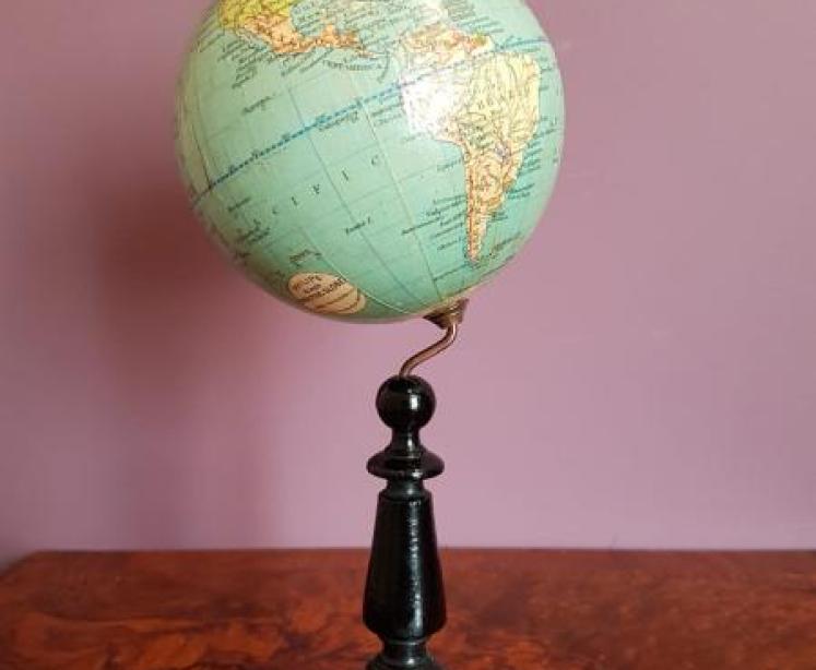 Rare 1930's 4" Phillips Geographic Globe  - Image 1