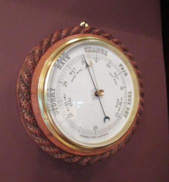 Large Victorian Antique Dumfries Barometer