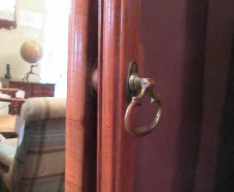 Victorian Antique Walnut Cheval Mirror - Image 5