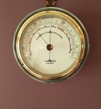 Fisherman's Bulk Head Marine Barometer by Dollond