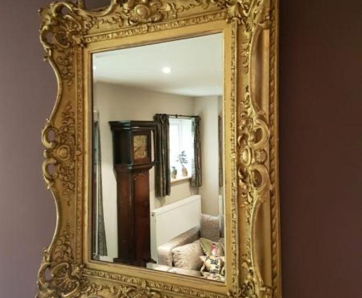 Outstanding Quality Antique Victorian Timber Gilt Mirror - Image 1