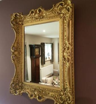 Outstanding Quality Antique Victorian Timber Gilt Mirror