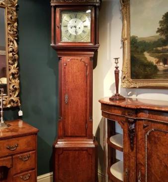 Fine Quality George III Oak 8 day Manchester Longcase Clock