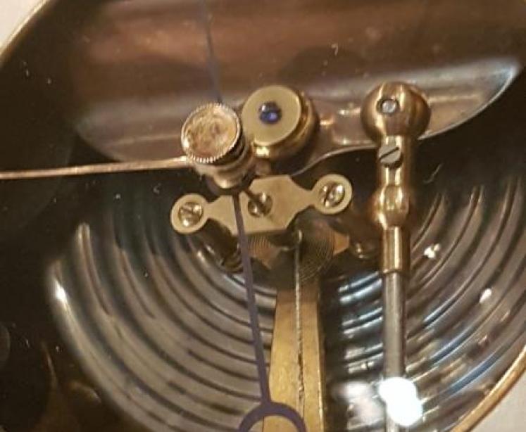 Antique Victorian Bronze Cased Marine Barometer - Image 4