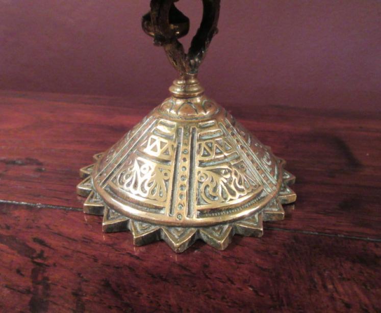 Victorian Antique Cast Brass Counter Bell - Image 2