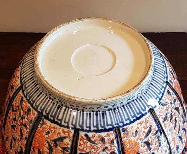 Outstanding Large Antique 19th Century Imari Bowl - Image 3