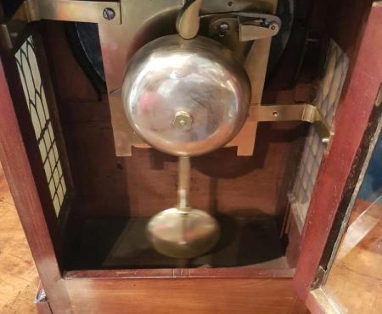 William IV Period Antique Double Fusee Bracket Clock - Image 3