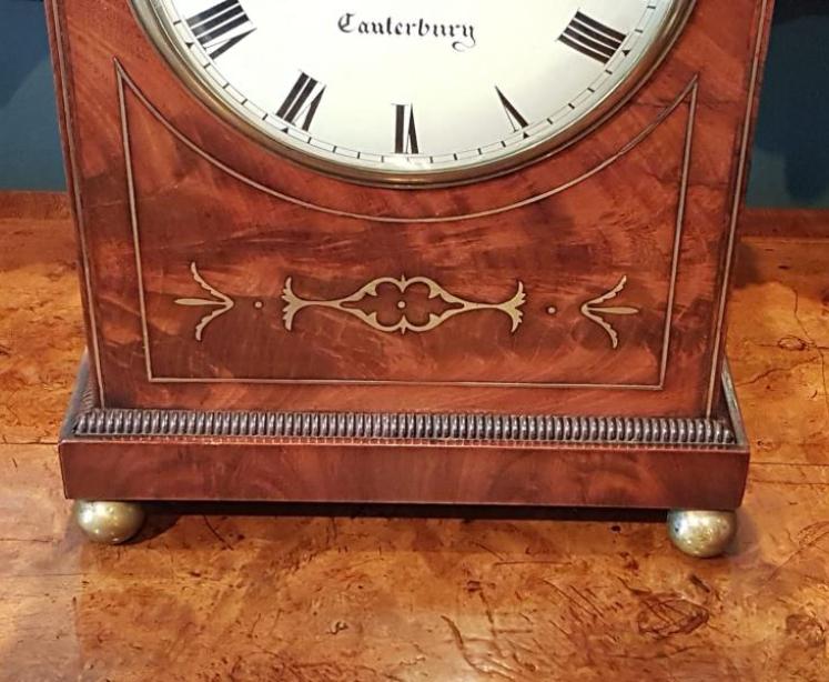 William IV Period Antique Double Fusee Bracket Clock - Image 5