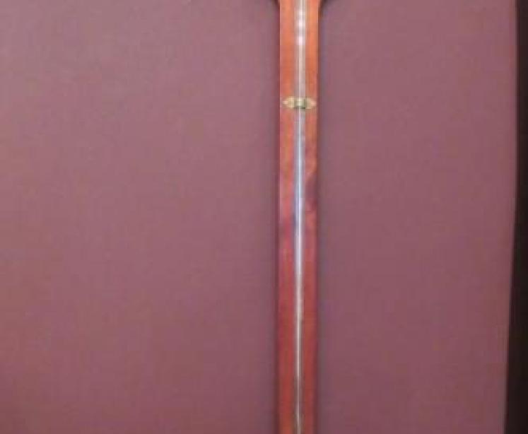 Slim Mid Victorian Antique Manchester Stick Barometer - Image 5