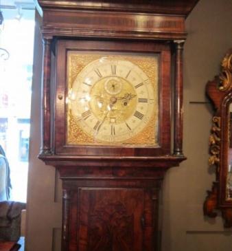 Superior George II Walnut Whitehaven Longcase Clock