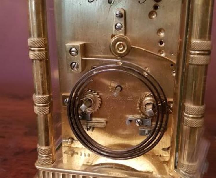 Quality Victorian Repeating Carriage Clock - Image 5