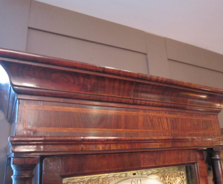 Superior George II Walnut Whitehaven Longcase Clock - Image 5