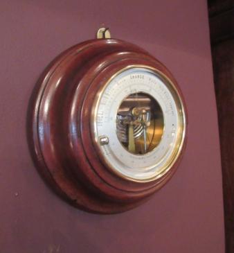 Superb Antique Holosteric Marine Barometer in Case