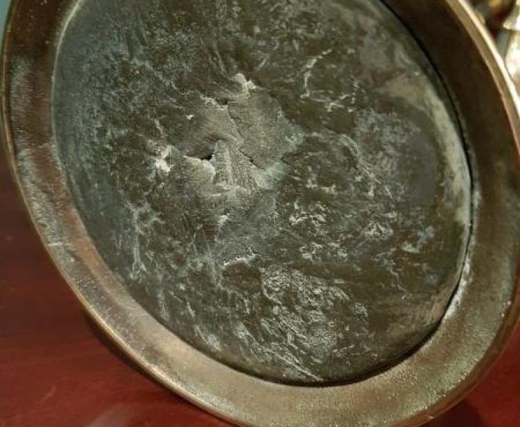 Pair of Tall Mid Victorian Antique Brass Candlesticks - Image 5