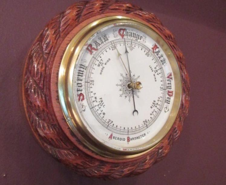 Mid Victorian Antique Ship's Barometer - Image 1