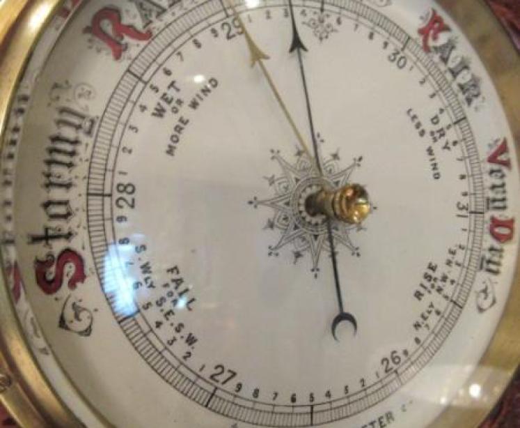 Mid Victorian Antique Ship's Barometer - Image 4