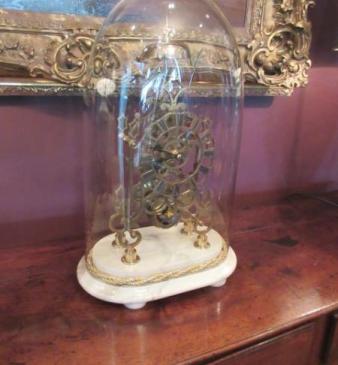 Superb Mid Victorian Single Fusee Skeleton Clock