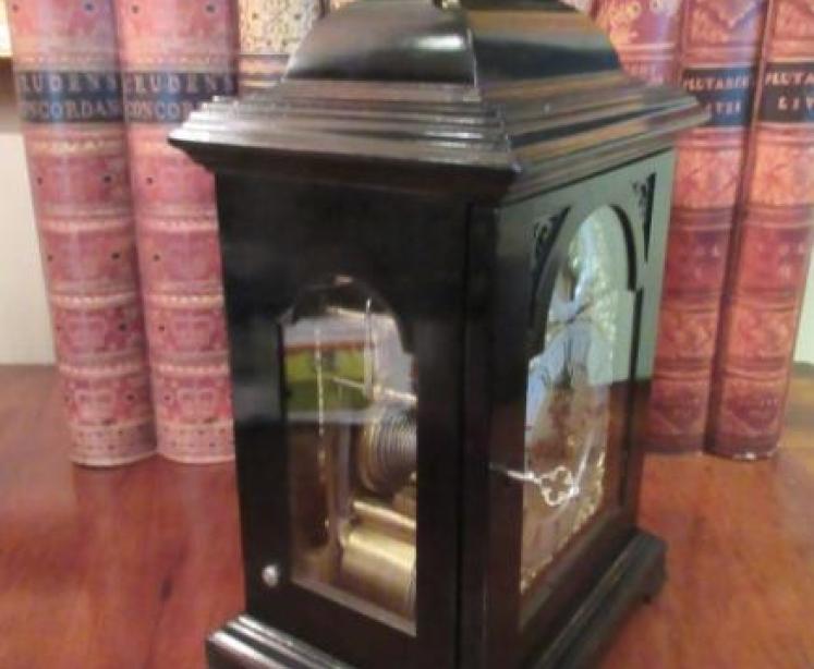 Small 19th Century London Double Fusee Bracket Clock - Image 4