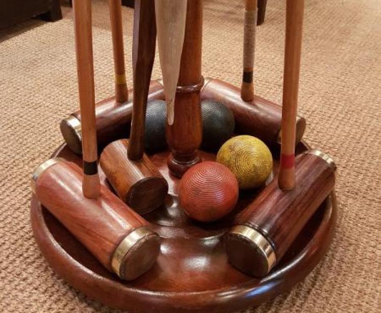 Antique Jacques Of London Croquet Stand - Image 2