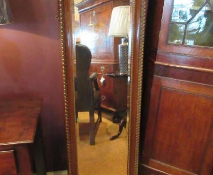 Antique Mahogany & Timber Gilt Dressing Mirror - Image 5