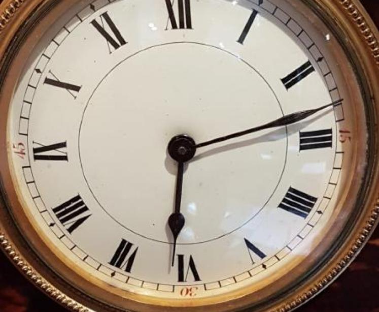 Superb Tortoise Shell Cased Swiss Mantel Clock - Image 2