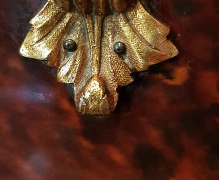 Superb Tortoise Shell Cased Swiss Mantel Clock - Image 4