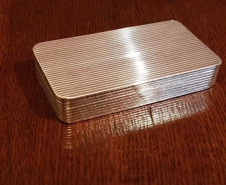 Antique Silver Table Snuff Box - Image 1