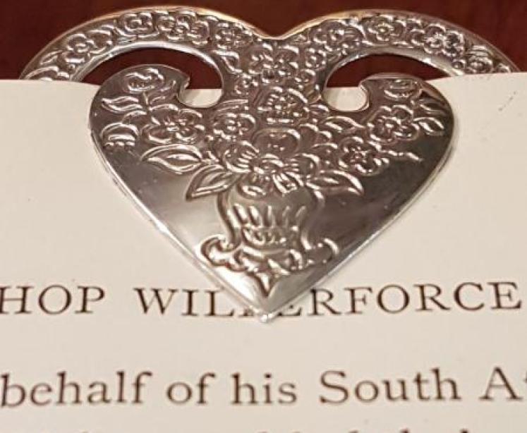 Silver Heart Shaped Page Marker - Image 4