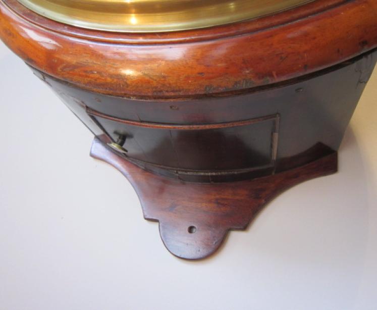 Fine Mid 19th Century Mahogany Fusee Wall Clock - Image 3